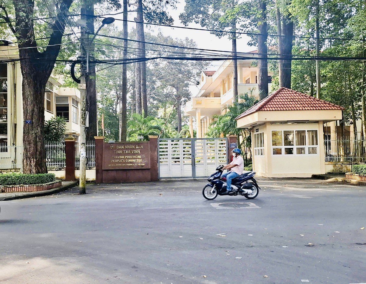 Tidigare högkvarter för Tra Vinh-provinsens folkkommitté.