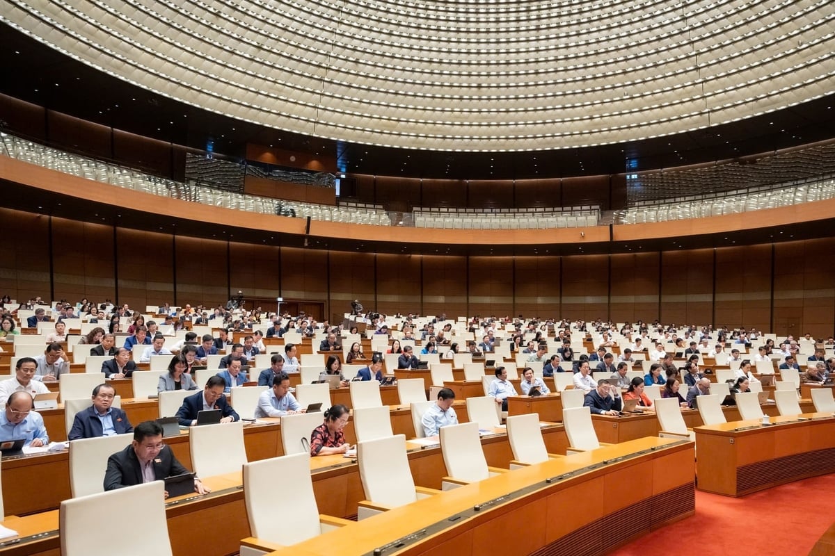 Các đại biểu tham dự phiên họp. Ảnh: Quochoi.vn.
