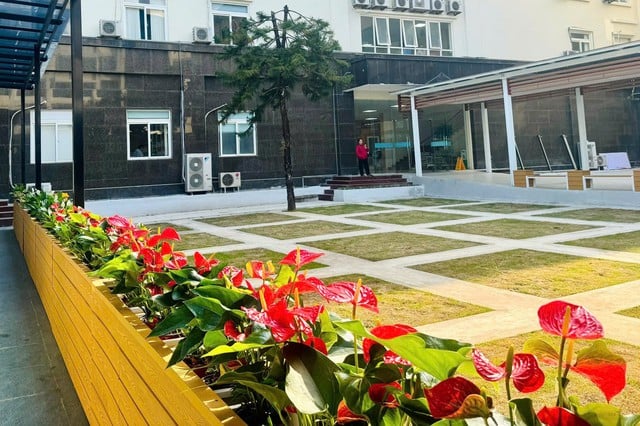 Môi trường y tế xanh - sạch - đẹp để người bệnh luôn được an toàn- Ảnh 1.