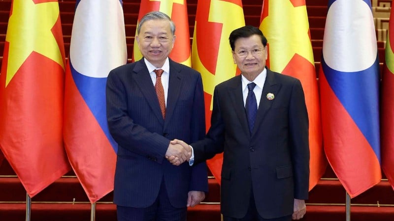 מזכיר כללי של לאם ונשיא לאוס, ת'ונגלון סיסולית'. (צילום: VNA)