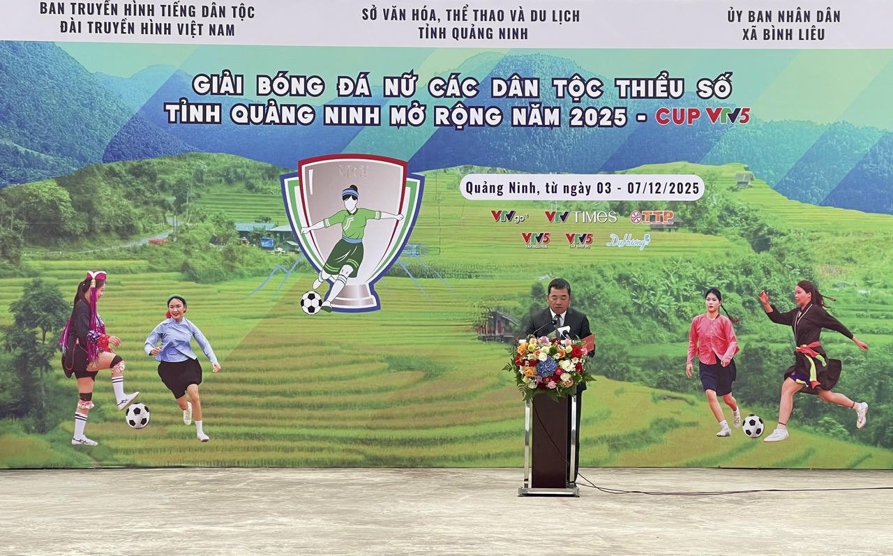 Der stellvertretende Direktor der Abteilung für Kultur, Sport und Tourismus der Provinz Quang Ninh, Nguyen Thanh Tung, hielt die Eröffnungsrede.