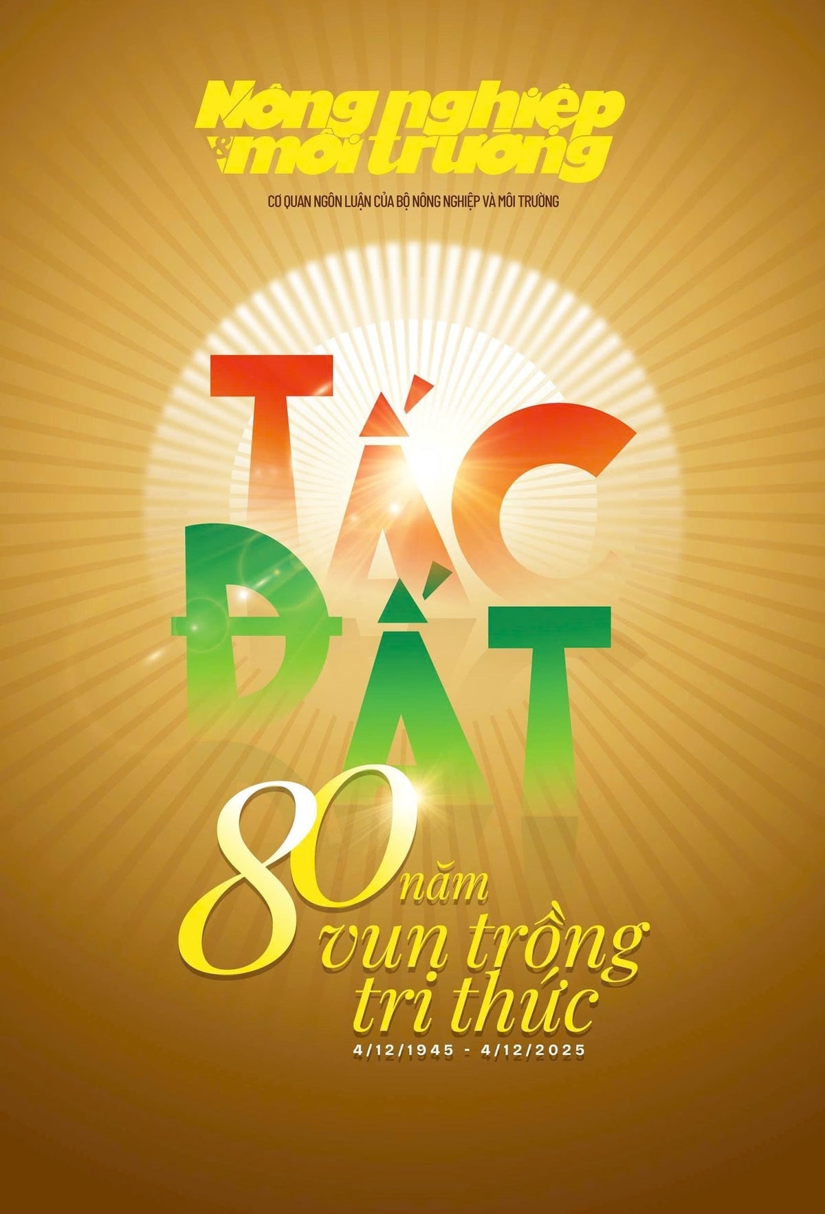 Ra mắt giai phẩm đặc biệt 'Tấc Đất: 80 năm vun trồng tri thức' kỷ niệm 80 năm ngày thành lập Báo Nông nghiệp và môi trường. Ảnh: Tùng Đinh.
