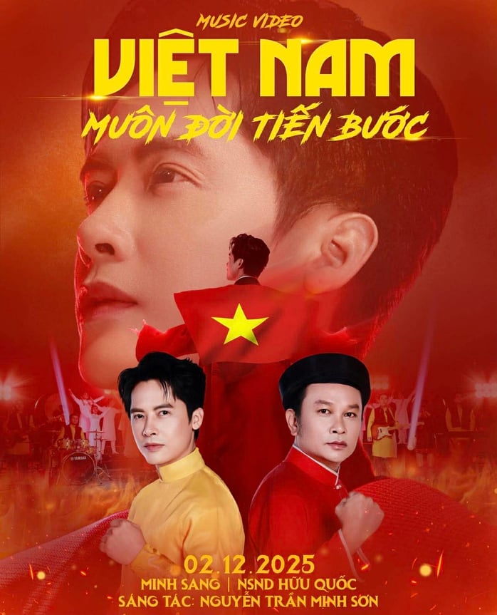 Ca sĩ Minh Sang phối hợp với NSND Hữu Quốc tôn vinh hào khí chiến sĩ quân đội Nhân dân Việt Nam - Ảnh 3.