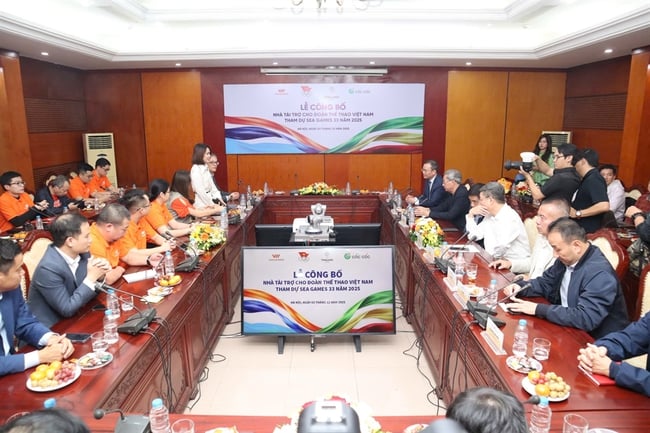 Đoàn Thể thao Việt Nam tiếp tục nhận sự đồng hành lớn trước thềm SEA Games 33 - Ảnh 1.
