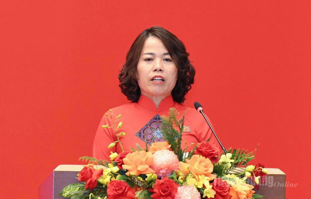 لی تی لان، رئیس هیئت نمایندگی مجلس ملی استان، سخنرانی افتتاحیه کنفرانس را ایراد کرد.