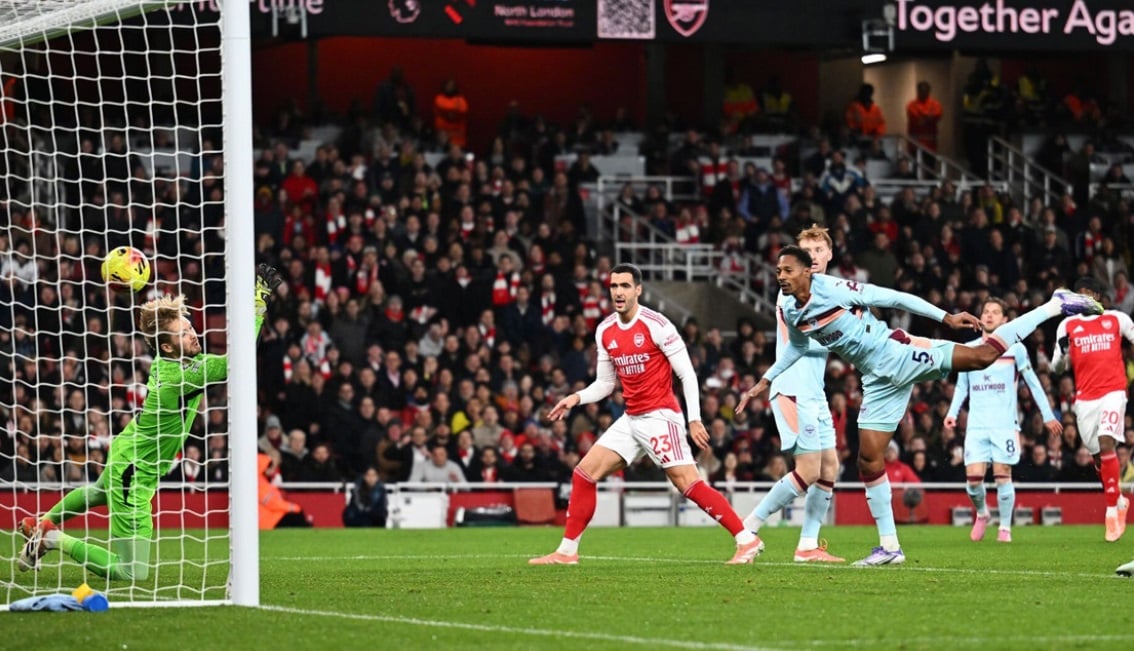 Đánh bại Brentford, Arsenal gia tăng khoảng cách với Man City- Ảnh 1.