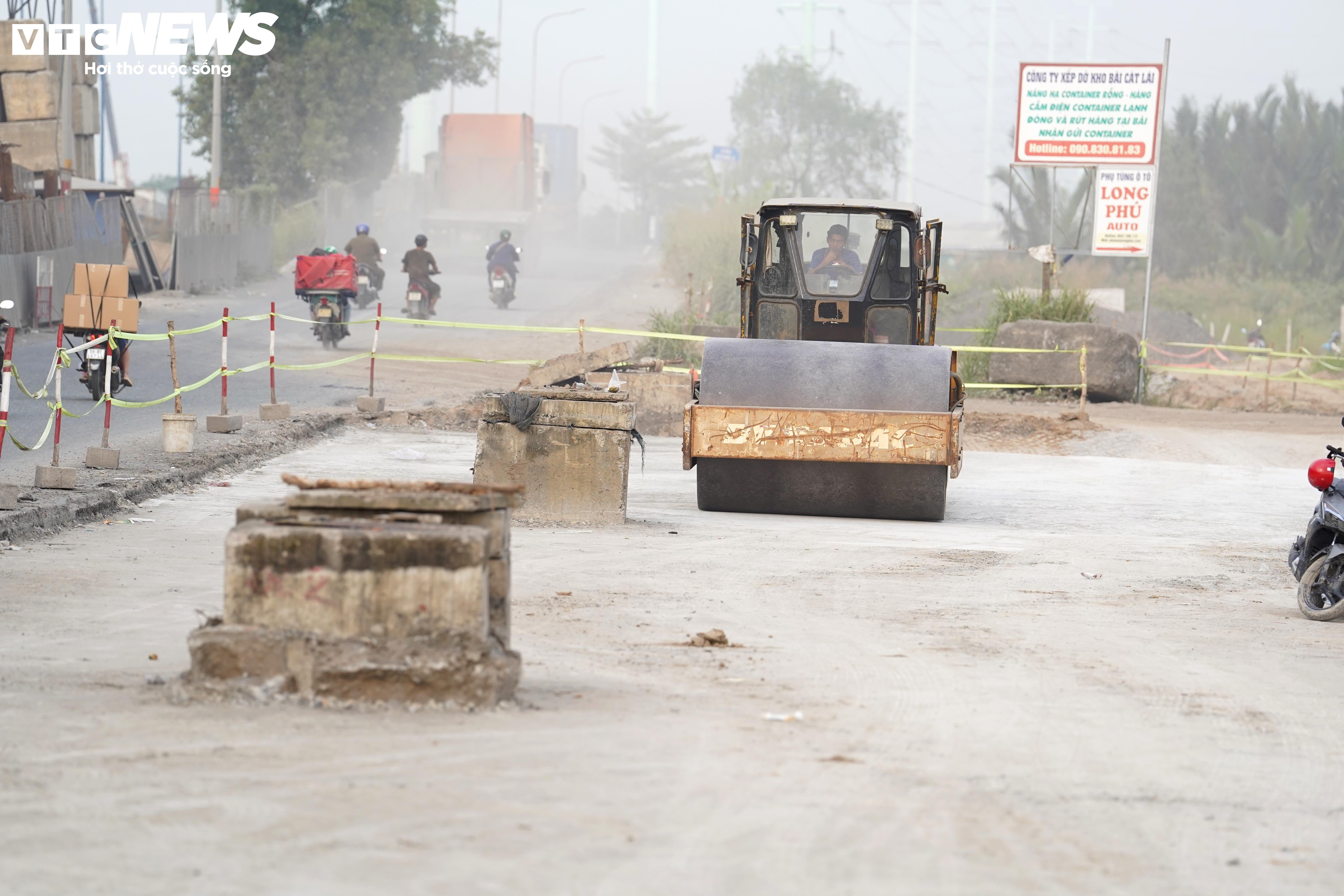 Byggingen av det mest trafikkerte krysset i Ho Chi Minh-byen øker etter mange forsinkelser - 6