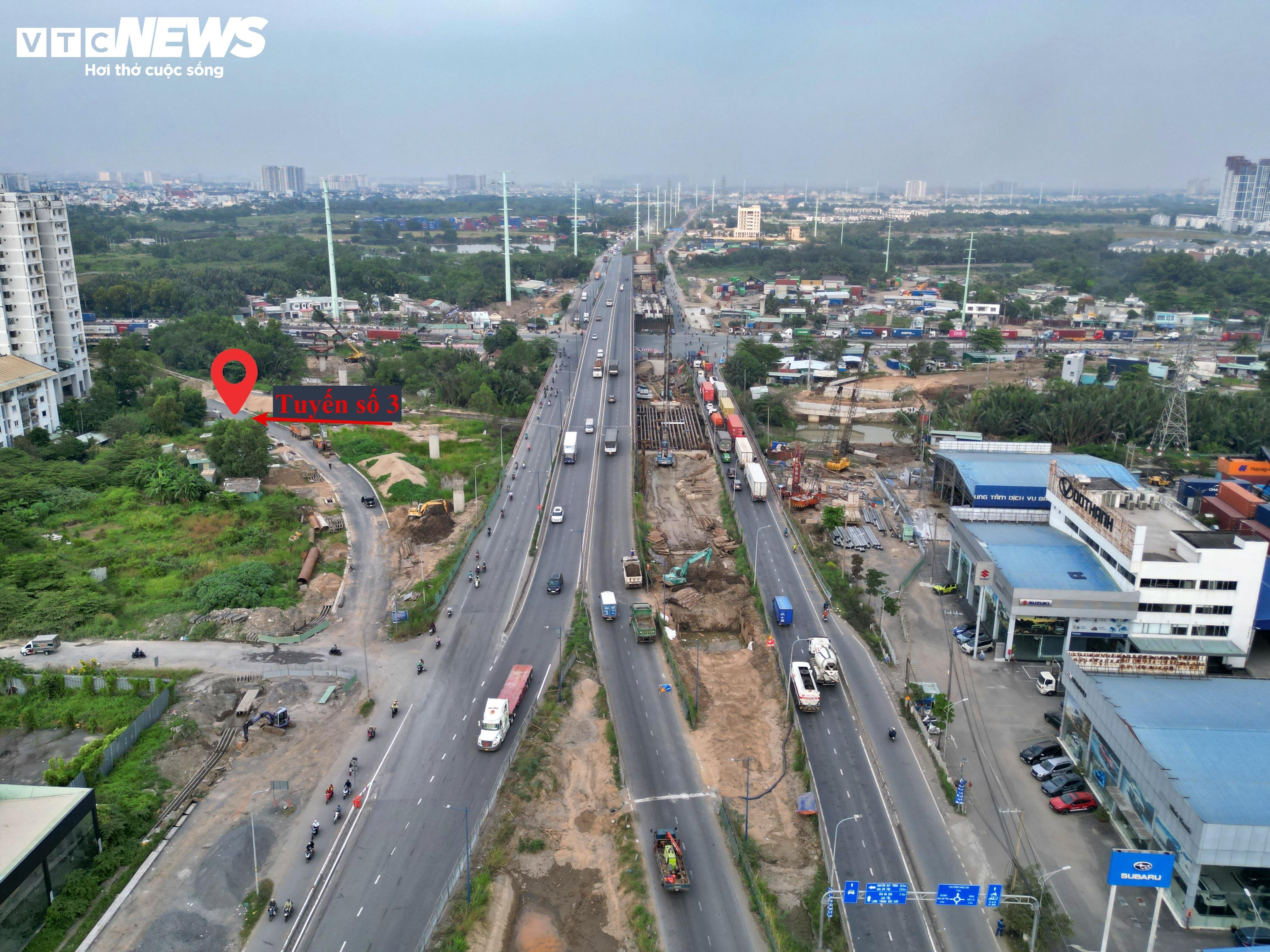 Byggingen av det mest trafikkerte krysset i Ho Chi Minh-byen øker etter mange forsinkelser - 13
