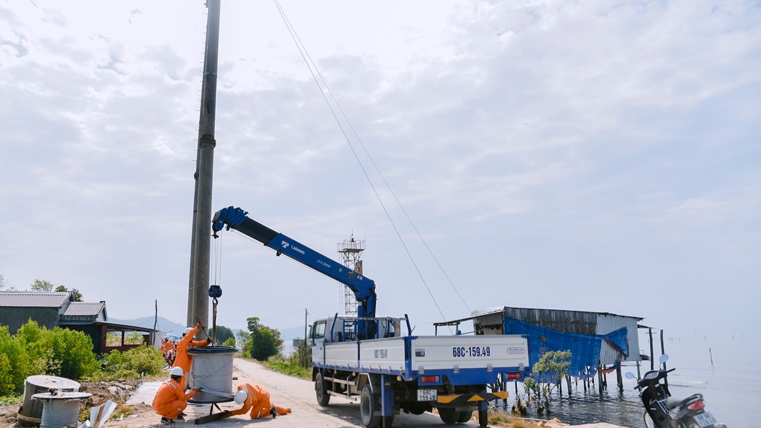 আন গিয়াং ১১০ কেভি ভূগর্ভস্থ তারের সমস্যা সমাধানের চেষ্টা করছেন হা তিয়েন - ফু কোক