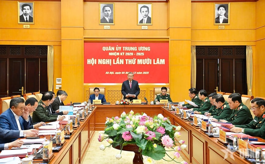 អគ្គលេខាធិកា To Lam លេខាគណៈកម្មាធិការយោធាមជ្ឈិមបានធ្វើជាប្រធានសន្និសីទគណៈកម្មាធិការយោធាមជ្ឈិមលើកទី ១៥។