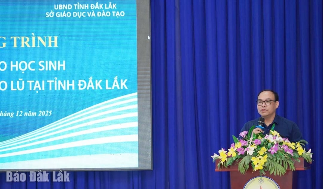 Dl. Dang Thanh Hai, director general adjunct al Editurii Vietnam Education, a vorbit în cadrul programului.