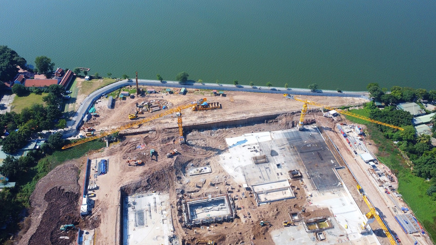 Perspective of the theater's grand auditorium with a floor area of approximately 40,980 m2.