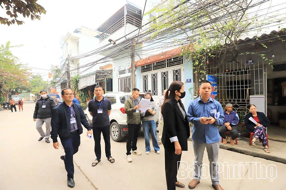 Фрагмент кадастровой карты проекта Дорога, соединяющая улицу Тран Хынг Дао с районом Дан Чу, соединяющаяся с национальной автомагистралью 6