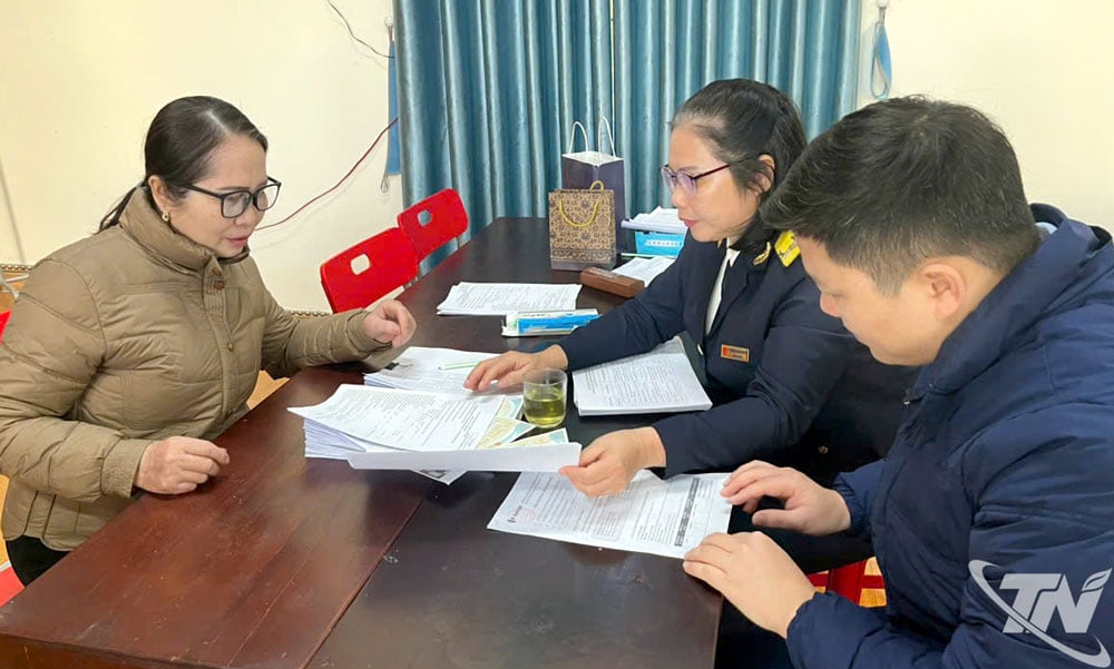 Bankmedewerkers en belastingautoriteiten adviseren zakelijke huishoudens rechtstreeks om elektronische facturen te gebruiken en elektronisch belastingen te betalen in de vestiging.