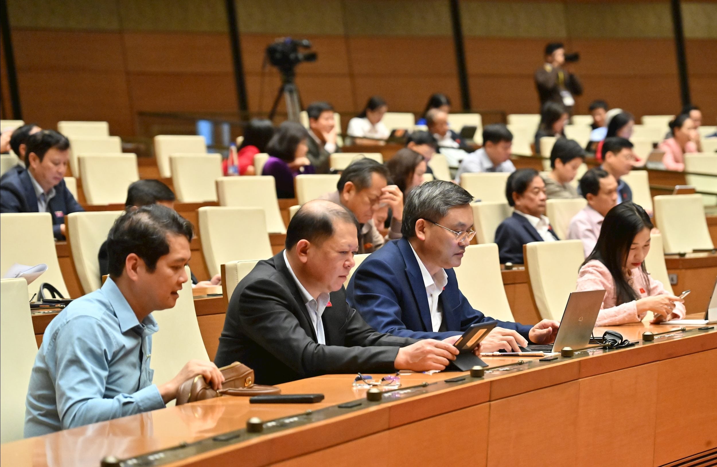 Các đại biểu tại phiên họpVQK_1378