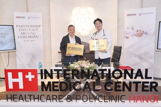 Phòng khám Đa khoa Quốc Tế H PLUS và Bệnh viện Đại học Y Hà Nội ký kết hợp tác chiến lược trong chuyên môn y tế- Ảnh 1.