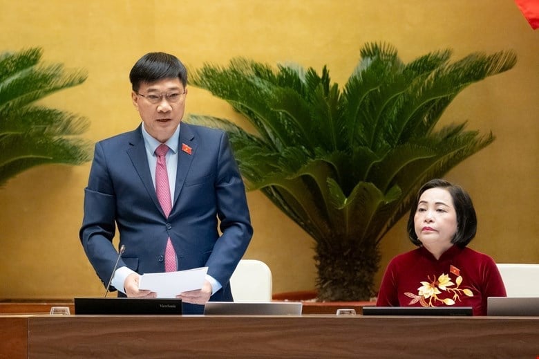 Phó Chủ tịch Quốc hội Vũ Hồng Thanh điều hành nội dung thảo luận. Ảnh: Quochoi.vn.