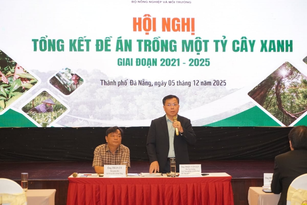 Hội nghị tổng kết thực hiện Đề án trồng một tỷ cây xanh giai đoạn 2021 – 2025. Ảnh: Tâm Anh.