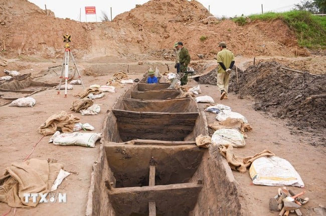 Bảo vệ và phát huy giá trị thuyền cổ phát hiện tại khu phố Công Hà, phường Song Liễu, tỉnh Bắc Ninh - Ảnh 1.