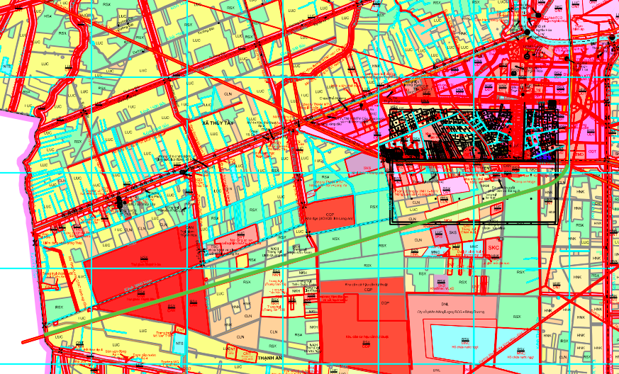 خريطة تخطيط الطريق الذي يربط الطريق الوطني 62 والطريق السريع 02.