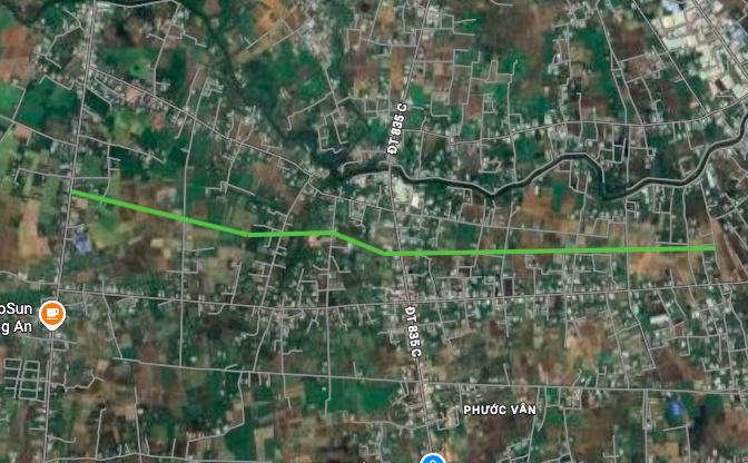 O mapa da rota do eixo de tráfego norte será inaugurado na comuna de Long Cang.