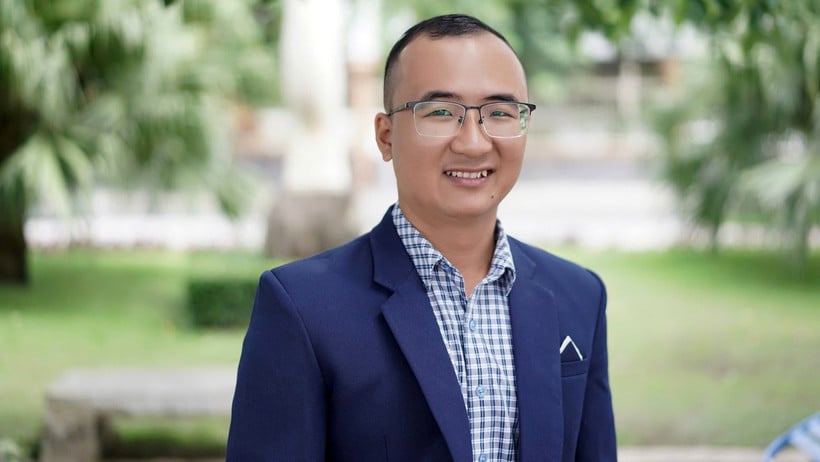 Den unge forfatteren Le Quang Trang. (Foto: NVCC)