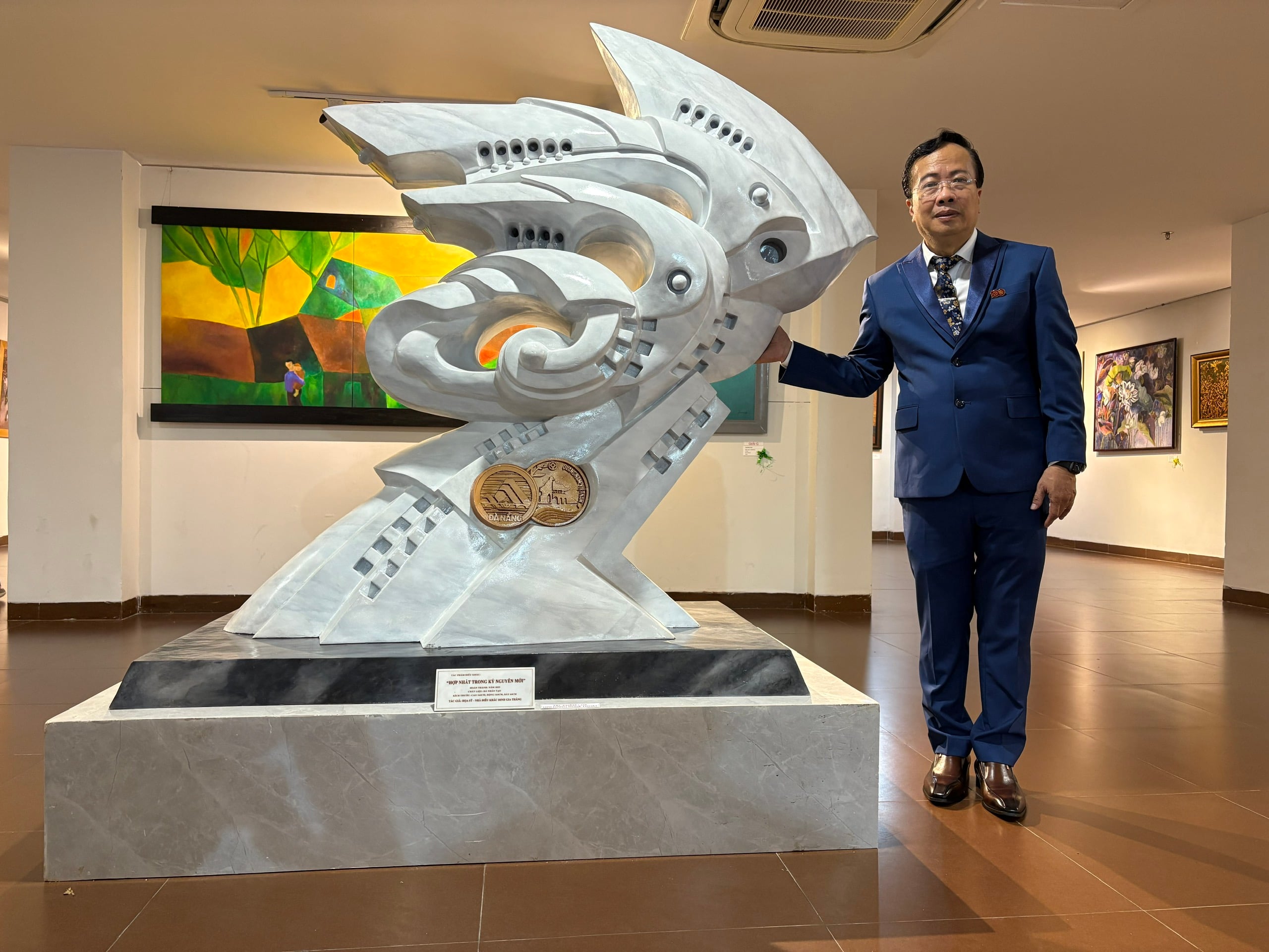 Chiêm ngưỡng loạt tác phẩm đoạt giải thưởng Mỹ thuật Đà Nẵng năm 2025- Ảnh 17.