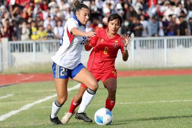 SEA Games 33: Đội tuyển nữ Philippines thua Myanmar trong trận ra quân- Ảnh 1.