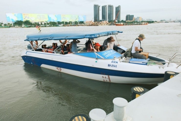 ពាក់កណ្តាលថ្ងៃនៅលើទូកដើម្បីរុករក Binh Duong - Cu Chi - 14