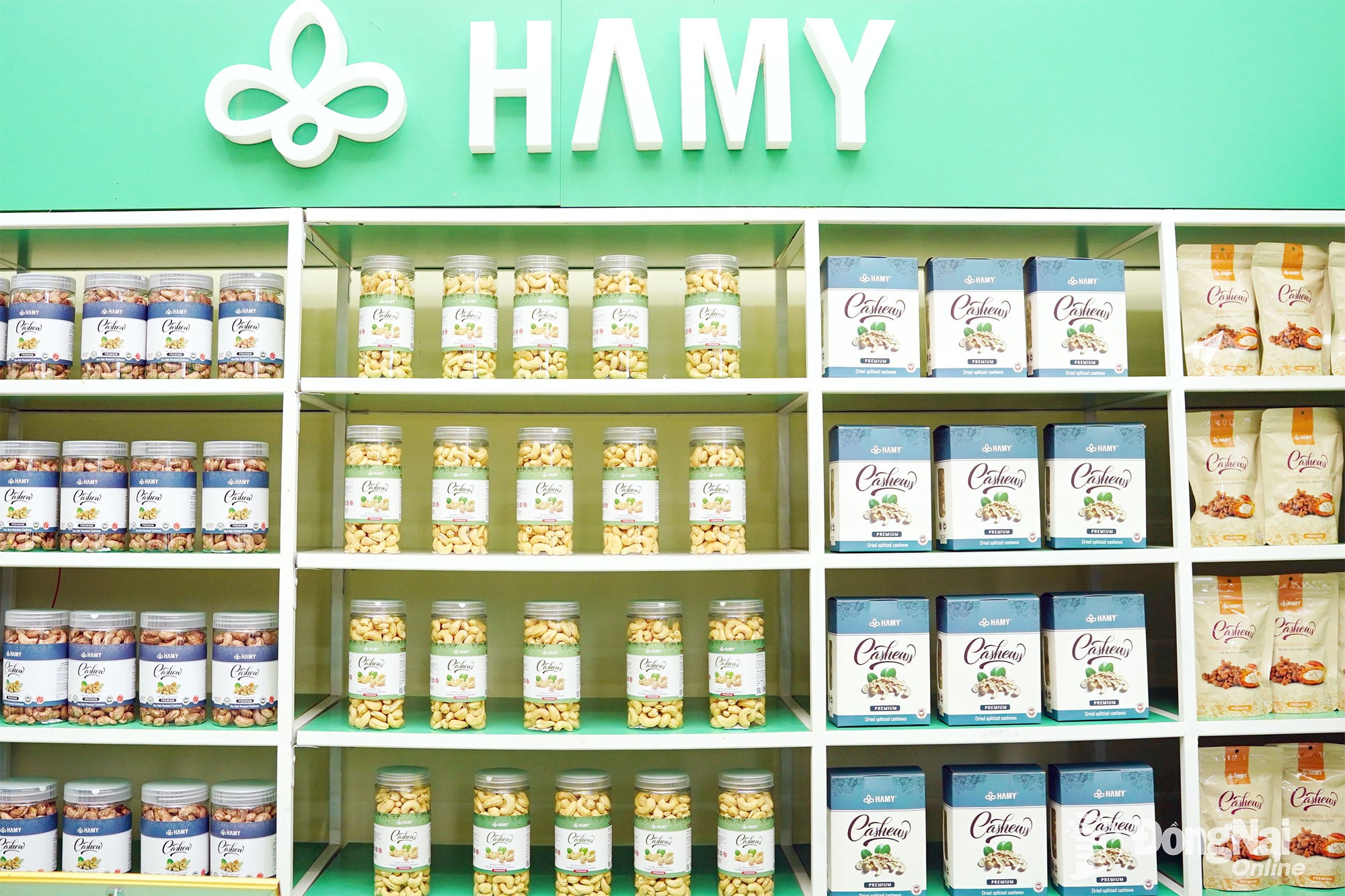 Cashewprodukte der Ha My Joint Stock Company, Gemeinde Dong Phu, Provinz Dong Nai.