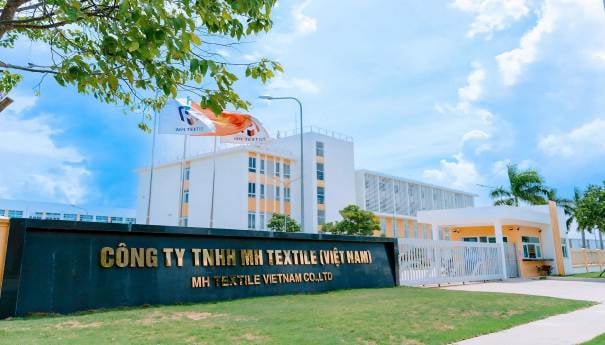 VSIPクアンガイ工業団地内のMH Textile Vietnam Co., Ltd.。イメージ写真