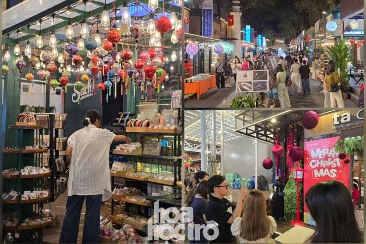 La zona de la calle del libro de Ciudad Ho Chi Minh también es una opción razonable para la temporada navideña de este año.