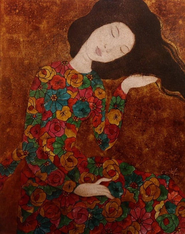 An & Huy: Dialog między olejem a lakierem, między kochankiem a światłem - Zdjęcie 5. An & Huy: Đối thoại giữa sơn dầu & sơn mài, giữa tình nhân & ánh sáng- Ảnh 5.