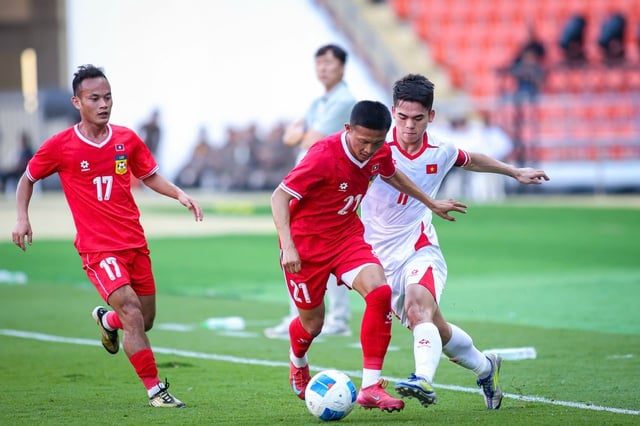 Bóng đá SEA Games 33, U.23 Malaysia 0-0 U.23 Lào: Không dễ bắt nạt - Ảnh 2.