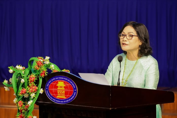 Khoảnh khắc xúc động tại lễ kỷ niệm 30 năm ngành Xã hội học - Ảnh 1.