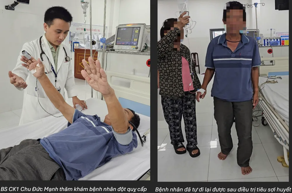 Οι ασθενείς νοσηλεύονται στο Στρατιωτικό-Πολιτικό Ιατρικό Κέντρο Con Dao