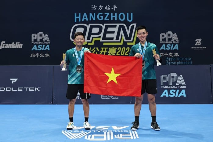 Vinh Hiển, Minh Quân vô địch, làm nên lịch sử đôi nam Việt Nam tại PPA Tour - Ảnh 1.