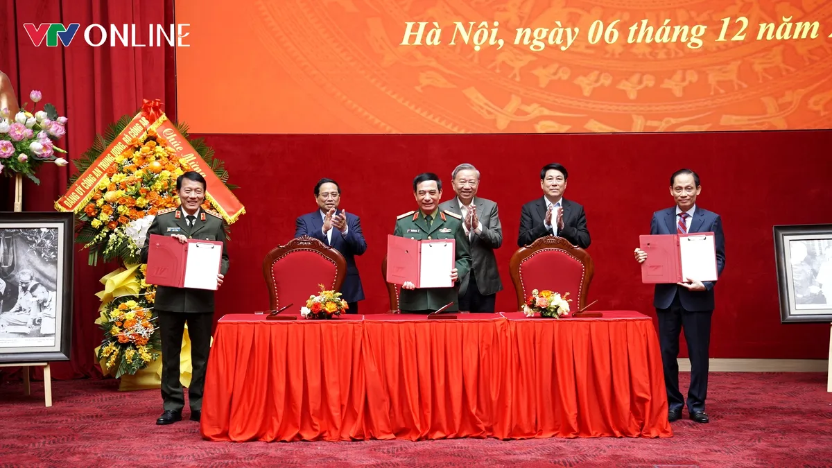 Lễ ký Quy chế phối hợp giữa Bộ Công an, Bộ Quốc phòng và Bộ Ngoại giao - Ảnh 5.