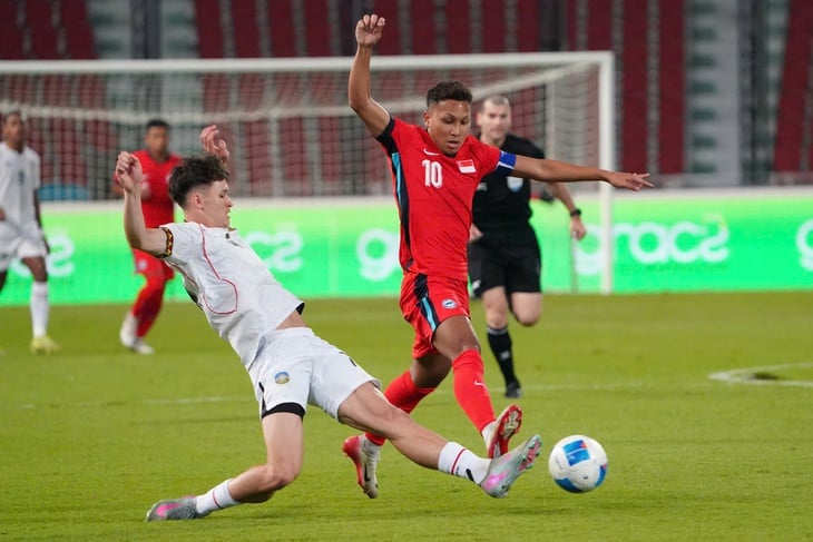 Cú sốc lớn ở SEA Games 33: U22 Timor Leste quật ngã Singapore - Ảnh 2.