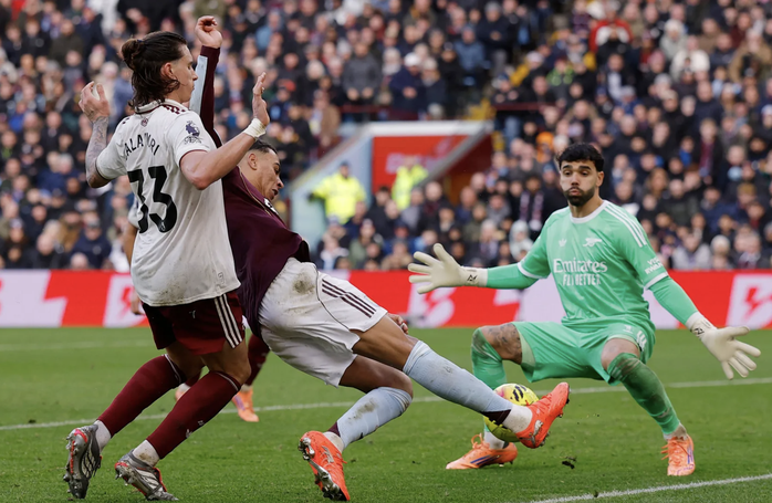 Buendía gieo sầu phút cuối, Aston Villa quật ngã Arsenal ở Villa Park - Ảnh 1.