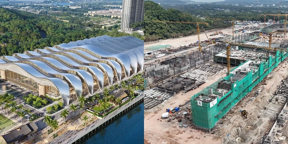 Byggnadsframstegen för APEC-projekt i Phu Quoc jämförs med... 