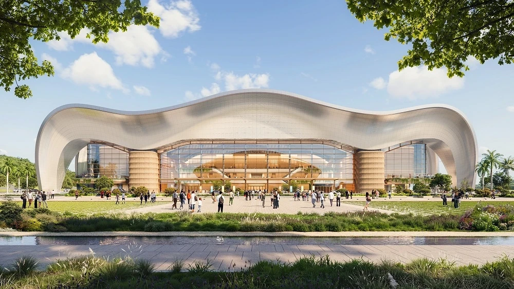 Byggnadsframstegen för APEC-projekt i Phu Quoc jämförs med... 