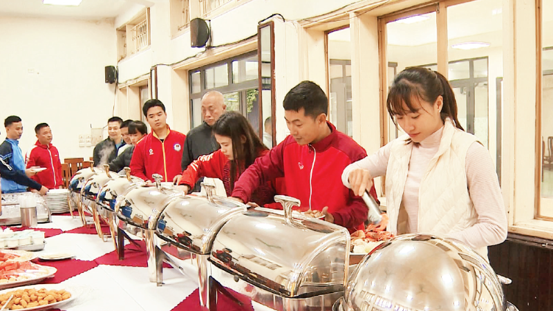Kjøkkenet på det nasjonale treningssenteret for idrettsutøvere på høyt nivå. (Foto: HT)