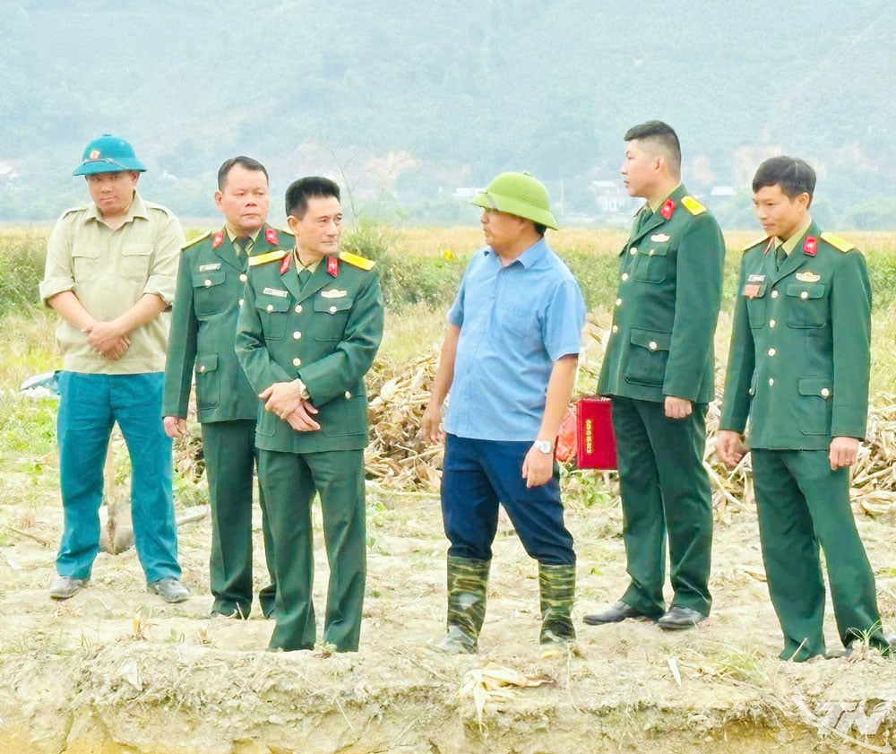 O Coronel Ngo Tuan Anh, membro do Comitê Provincial do Partido e Comandante do Comando Militar Provincial, inspecionou pessoalmente e incentivou os oficiais e soldados do Regimento de Infantaria 832.