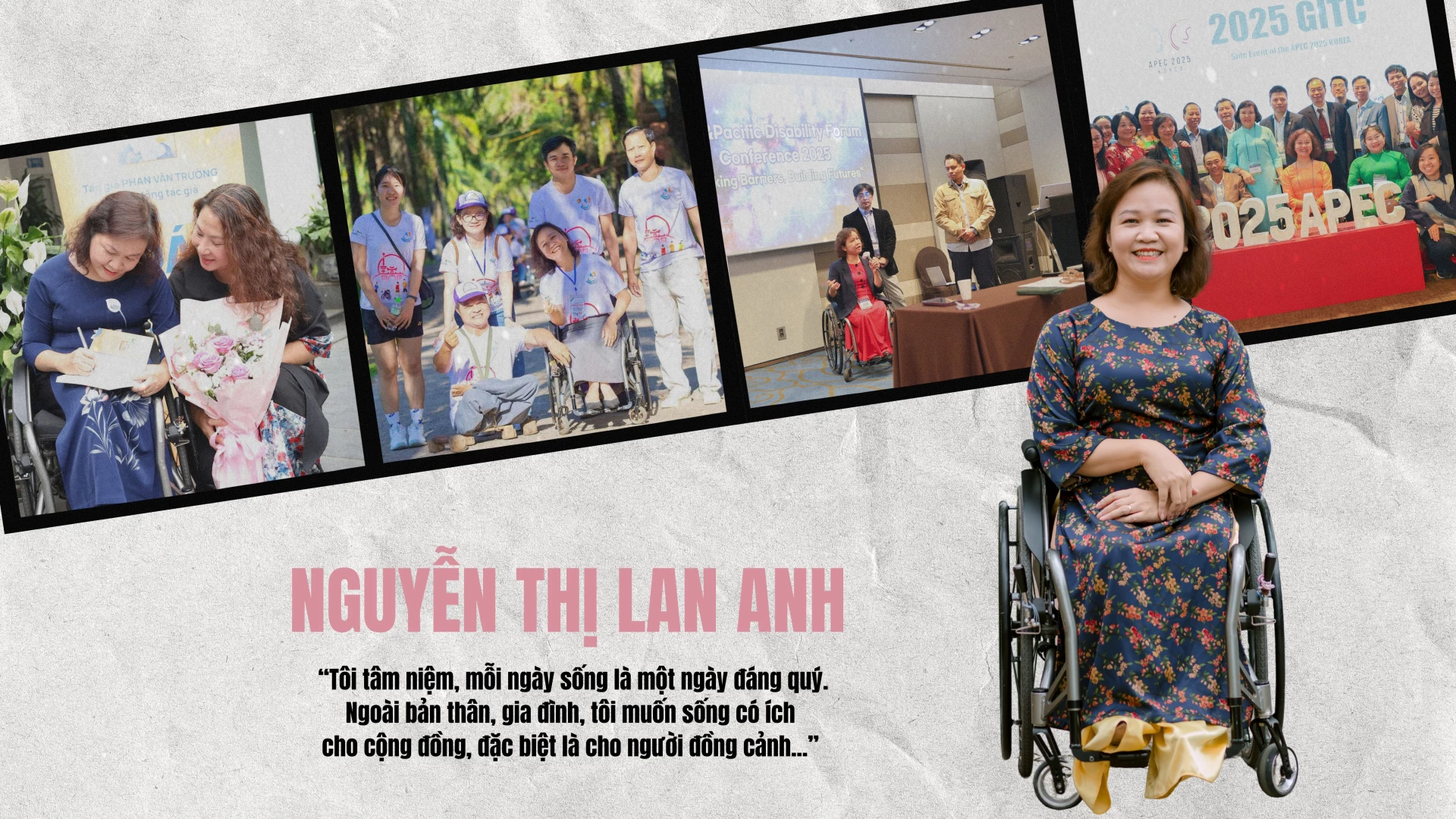 Преодолев все трудности, г-жа Нгуен Тхи Лан Ань поднялась на ноги и добилась многих успехов. Фото: Q.H