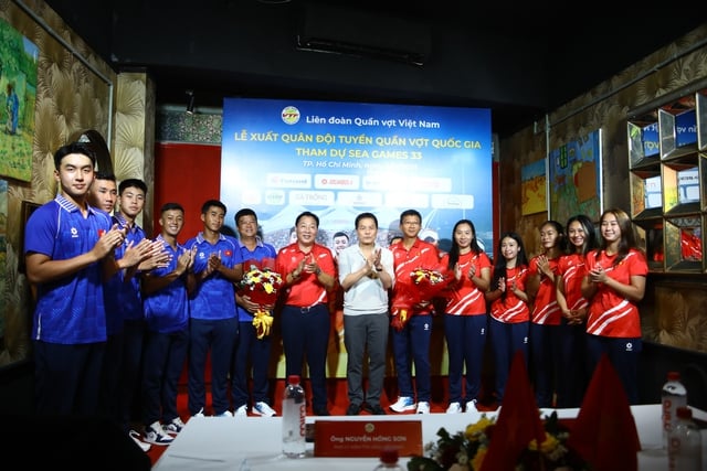 El tenis vietnamita está listo para superar los desafíos en los SEA Games 33 - Foto 1. Quần vợt Việt Nam sẵn sàng vượt thách thức ở SEA Games 33- Ảnh 1.