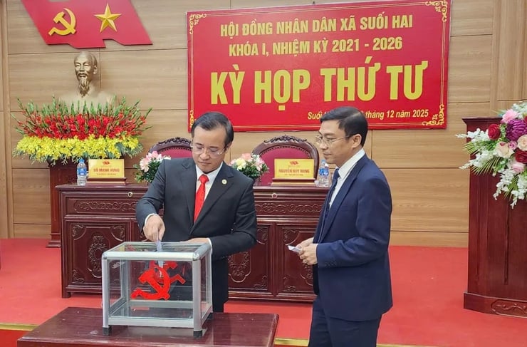 A receita orçamentária da comuna de Suoi Hai atingiu 180% do plano da cidade para 2025 - Foto 4. Xã Suối Hai thu ngân sách đạt 180% kế hoạch Thành phố giao năm 2025- Ảnh 4.