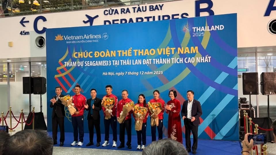 Đoàn thể thao Việt Nam tràn đầy năng lượng lên đường dự SEA Games 33: Quyết mang chiến thắng trở về- Ảnh 8.
