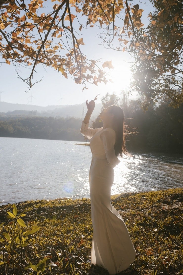 ทิวทัศน์ของป่าเปรียบเสมือนฤดูใบไม้เปลี่ยนสีอันงดงามของยุโรป ภาพโดย: Huy Vo