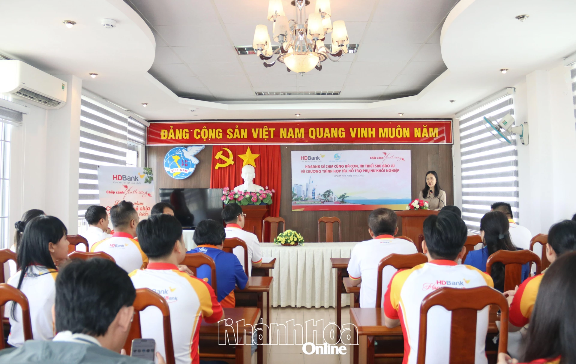 Scene of the signing ceremony.